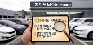 인수 직후 차량 중대 결함, 중고차 기록부 신뢰 논란